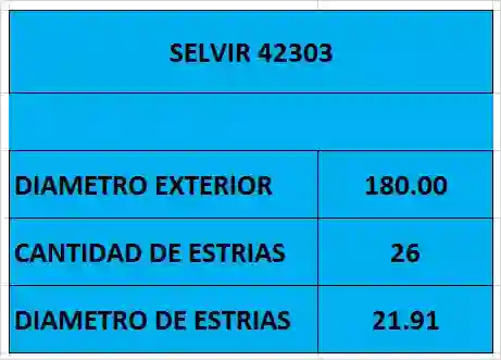 DISCO EMBR 180mm 26 EST RENAULT N WESTLAKE