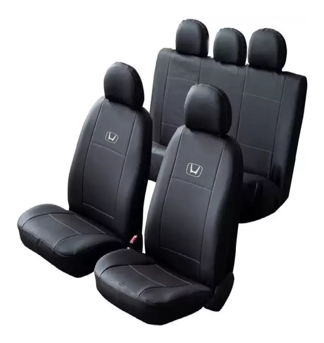 Funda de asiento de coche en de cuero ecológico para Honda Fit 2013