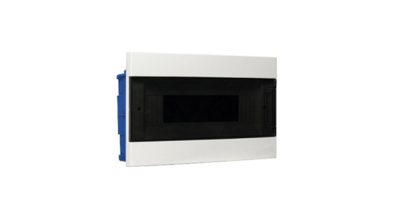 TABLERO DE EMBUTIR 12 MODULOS TAPA TRANSPARENTE HUMO