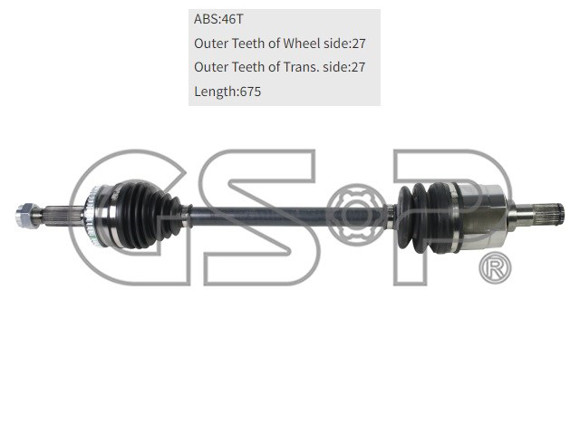 SEMIEJE IZQUIERDO HYUNDAI TUCSON-KIA SPORTAGE 2.0 2005-2013