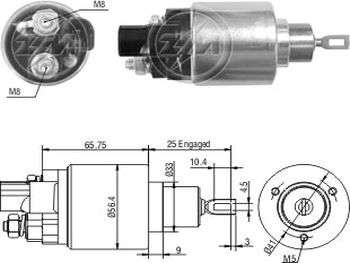 SOLENOIDE BOSCH TO COROLLA 1.8/2.0 DSL