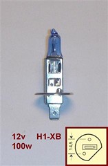 LAMPARA 12V H1 100W AZUL (TRIFA)