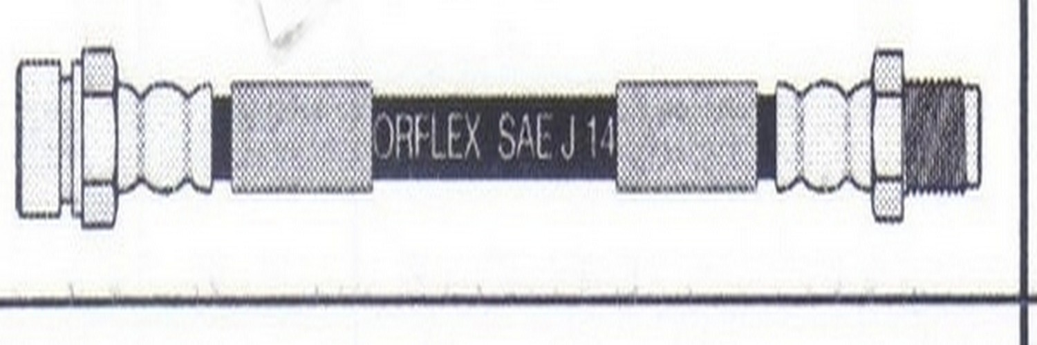 Manguera de freno flexible