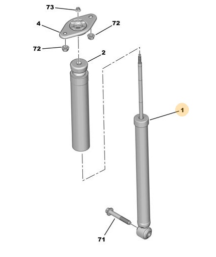 Amortiguador Trasero