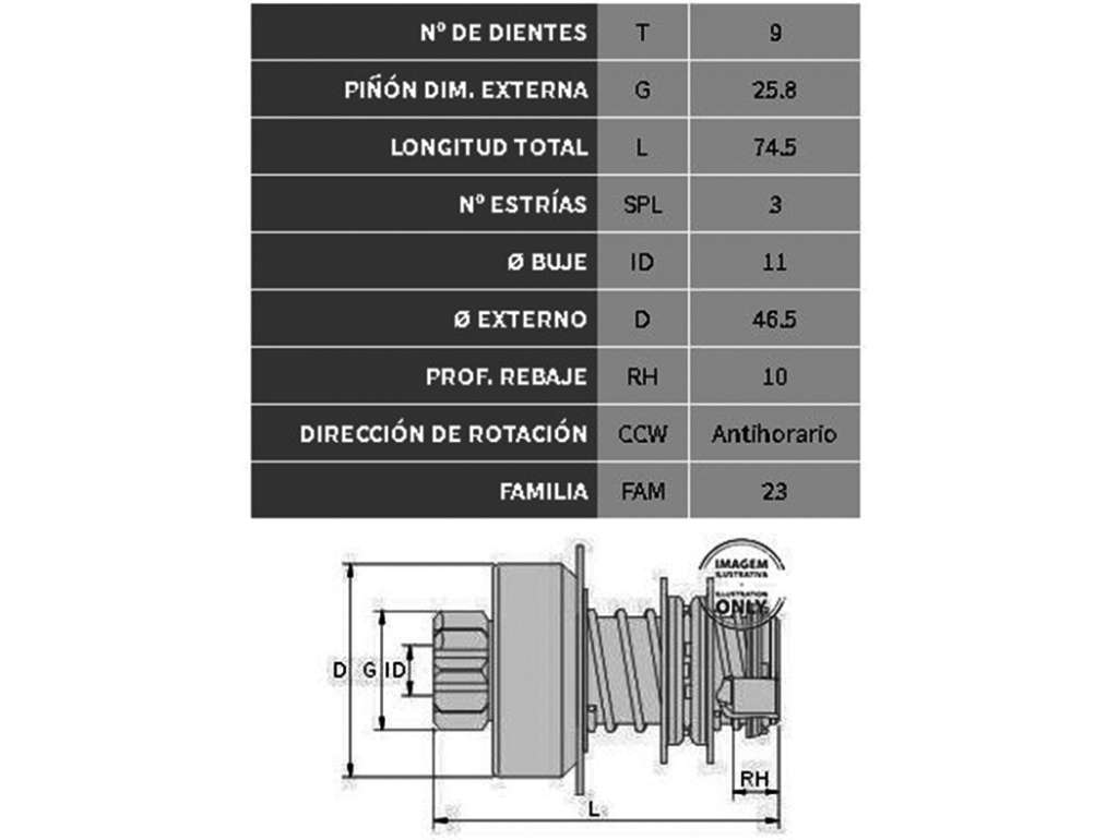 BENDIX BOSCH VW FUSCA 1600/1300 (1596)