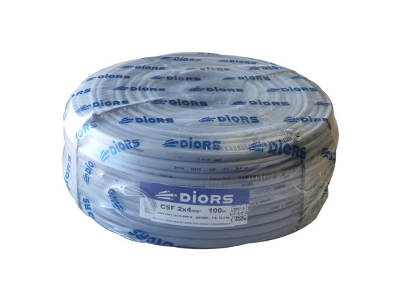 ROLLO 100MTS CABLE 2X4 SUPER PLASTICO FLEX