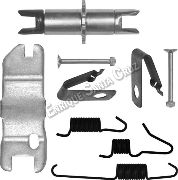 Kit de tambor de freno trasero derecho