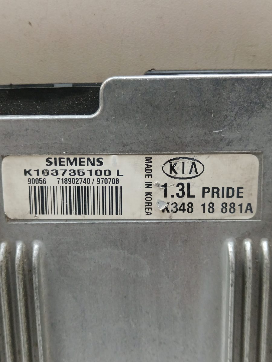 Centralita Motor Uce Kia Pride 1995-2000 Básico Berlina 1.3L 47kW K103735100L