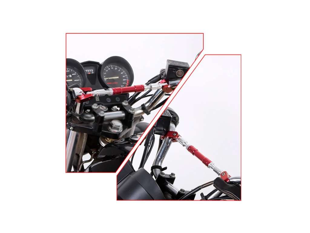 BARRA ESTABILIZADORA UNIV. MANUBRIO MOTO STUNT ALUMINIO