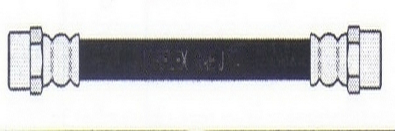 Manguera de freno flexible trasera