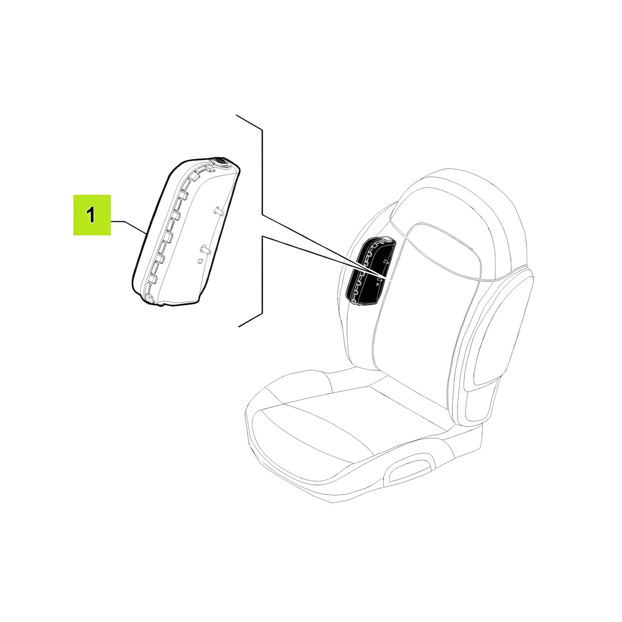 AIRBAG ASIENTO IZQ. -ORIGINAL