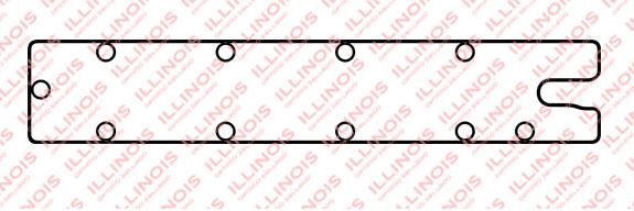 JUNTA DE TAPA DE VALVULAS CITROEN/PEUGEOT EW10J4 SUPERIOR LADO DE ESCAPE PICASSO/307 ILLINOIS [ILLINOIS]