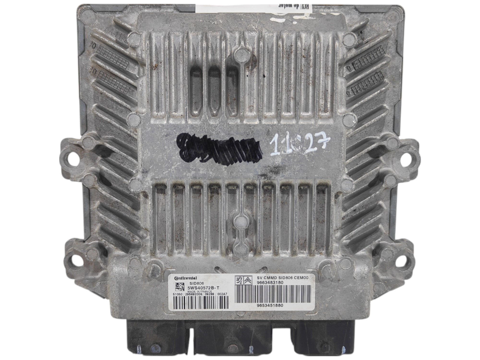 ECU de motor Citroen C3 1.4 HDI , Ref: 11027-K3C11