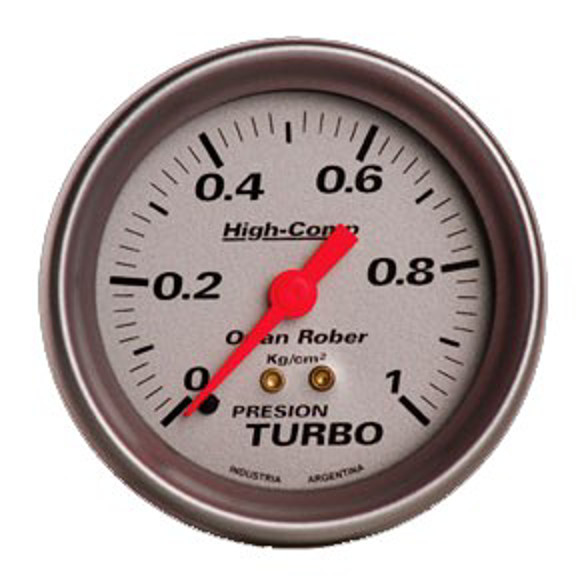 MANOMETRO PRESION DE TURBO ESCALA: 0-1 KG/CM2 FONDO GRIS