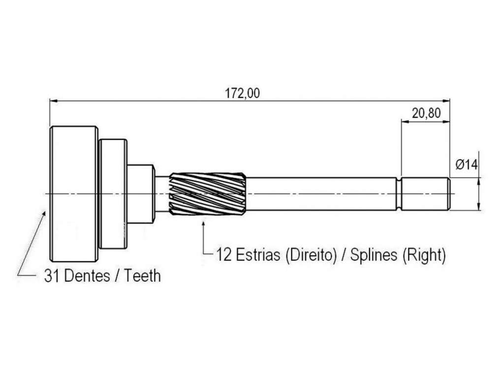 REDUCTOR ARRANQUE DELCO CUMMINS/MB/CASE