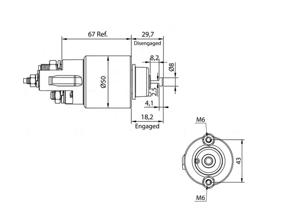 SOLENOIDE N-DENSO MB SPRINTER 216/316/416/516/VITO 113/116