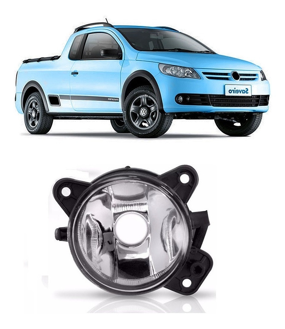 Faro Auxiliar Caminero Derecho De Vidrio VW Saveiro G5 2009 2013