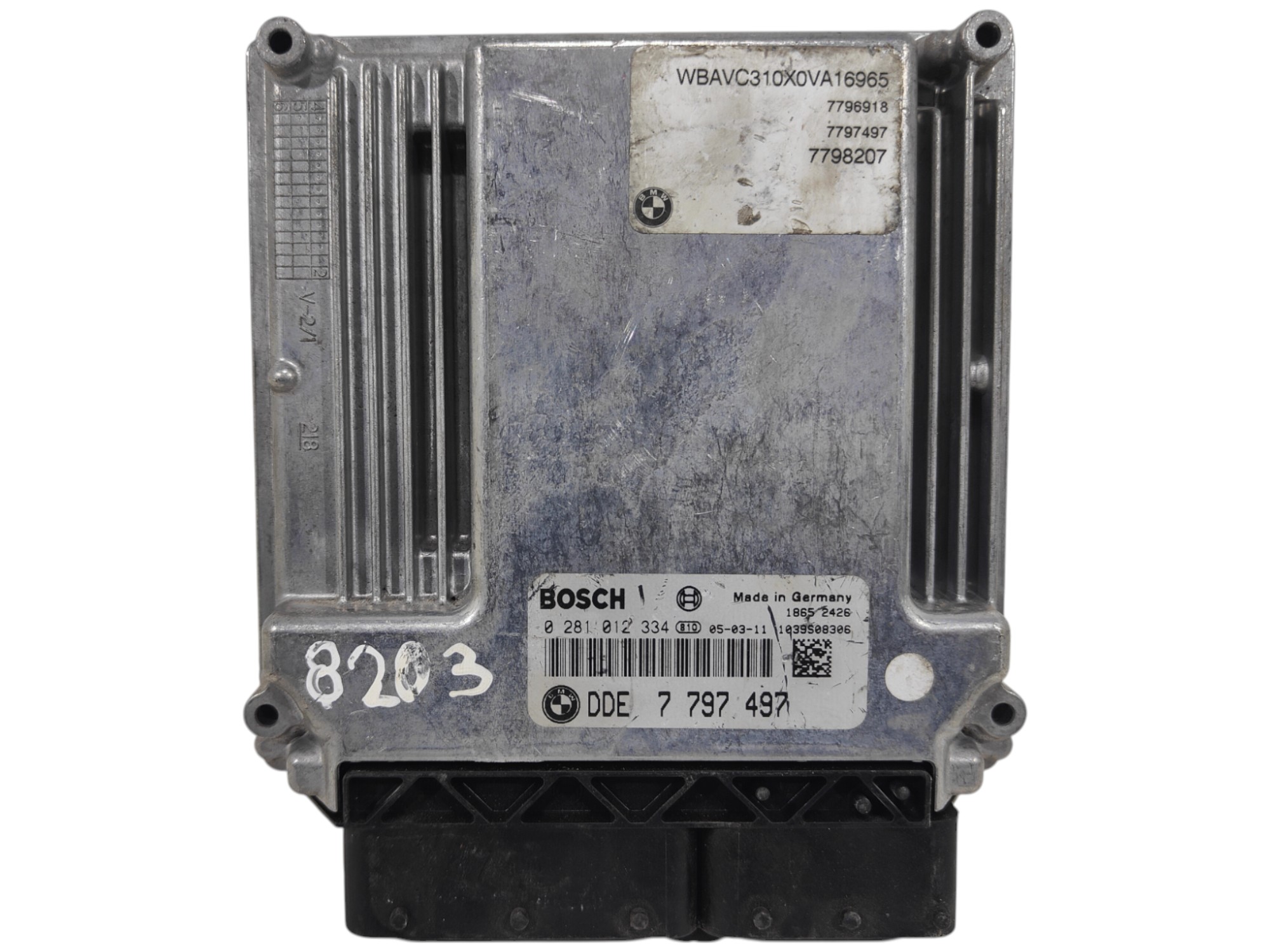 ECU de motor BMW 320d E90 , Ref: 8203-K3B3