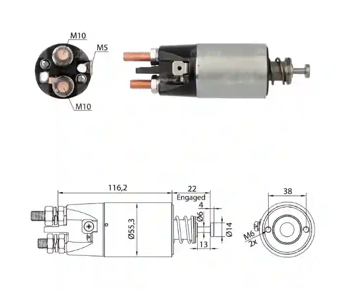 Automático de arranque 24V