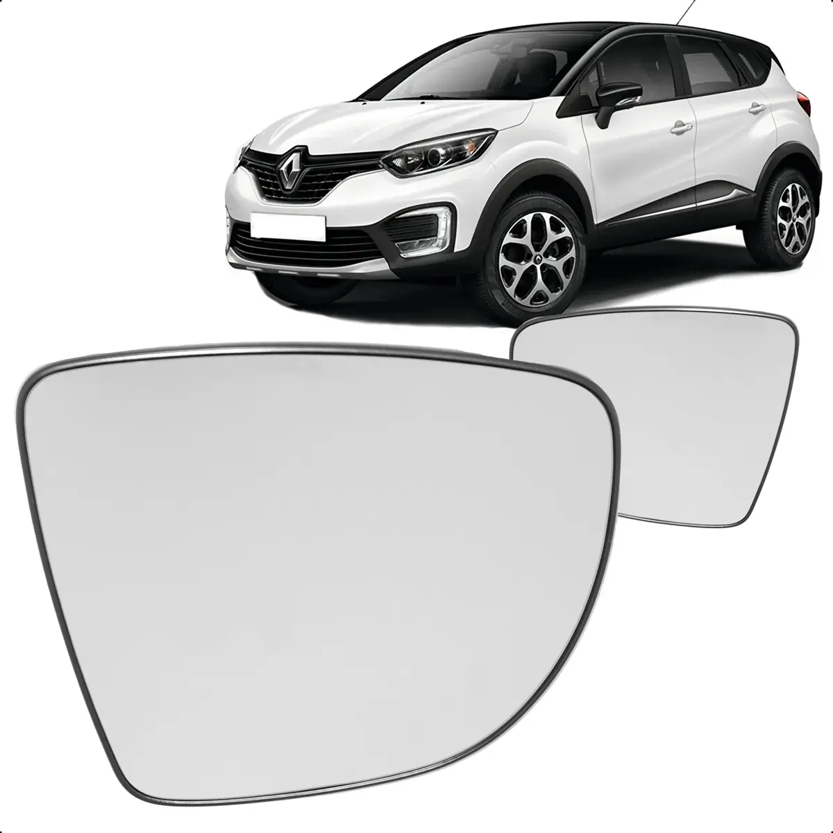Vidrio lente Captur 2017 Al 2024 Con desempañador
