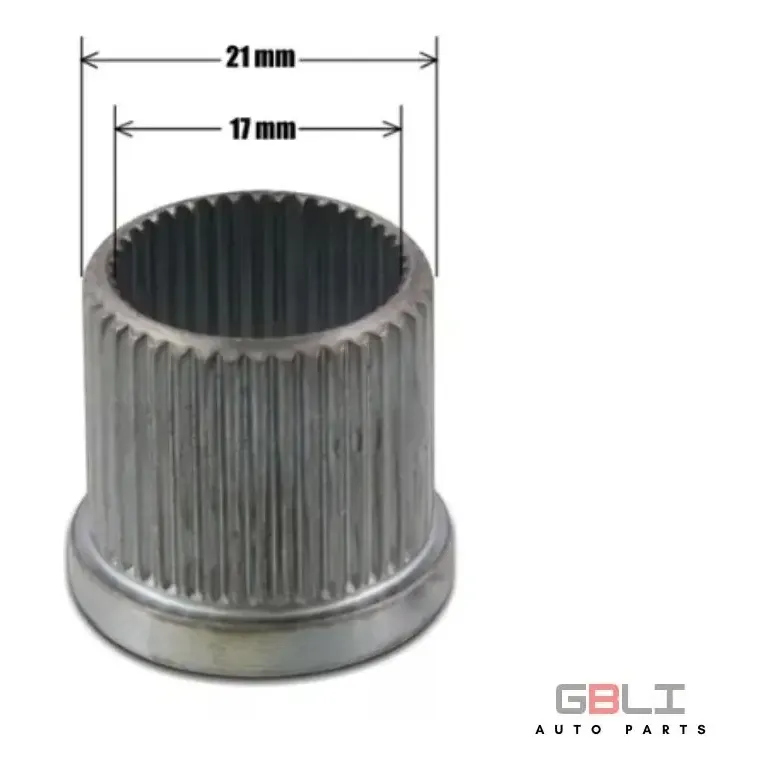 Adaptador de volante tipo copa, buje de 21 mm / 17 mm, estría fina