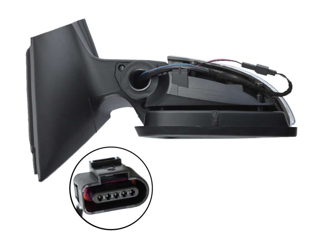 ESPEJO EXTERIOR VW UP 2/4P ELEC C/SEÑ DER