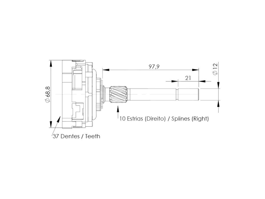 REDUCTOR ARRANQUE BOSCH FI PALIO/SIENA/FO ESCORT