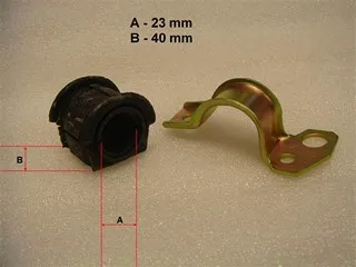 BUJE B/ESTAB DEL IZQ FIAT PALIO (23mm) (KIT)