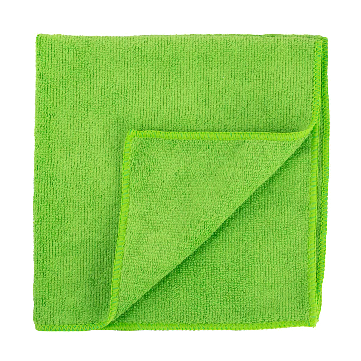 Paño De Secado Limpieza Microfibra 40 X 40 Cm Verde