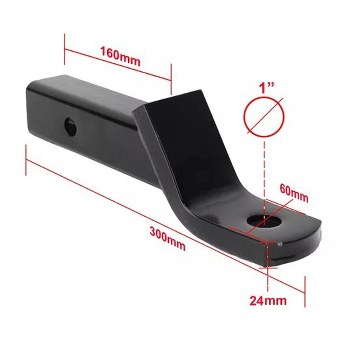 Brazo Para Remolque 2’’x8’’ Enganche Trailer Reforzado