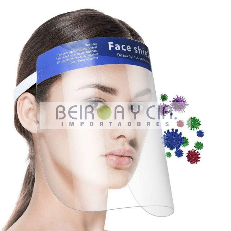 CARETA PROTECCION FACIAL TRANSPARENTE