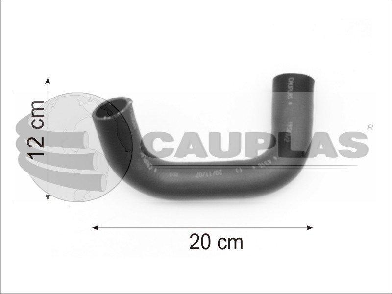 Tubo de radiador inferior