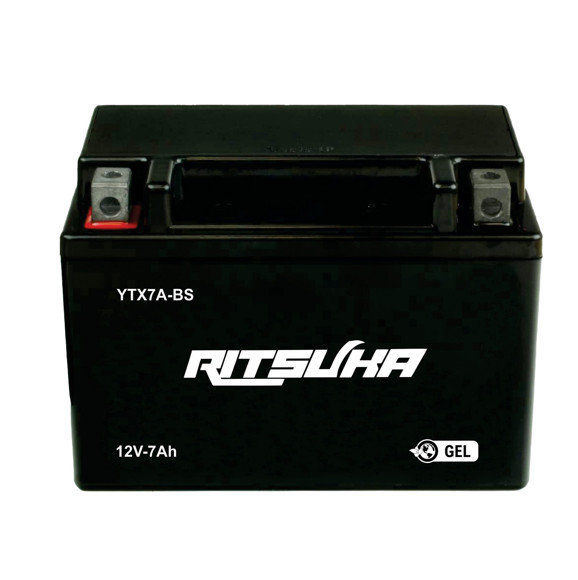 BATERIA DE GEL SMF PARA MOTO 12V 7AH 150X87X93 YTX7A-BS