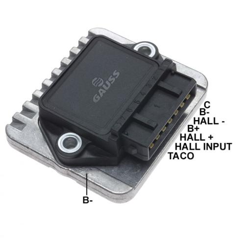 MODULO ENCENDIDO VW NAFTA 7 PATAS GOL 90....SIST. HALL SIMILAR 0227100142 66X74X14MM