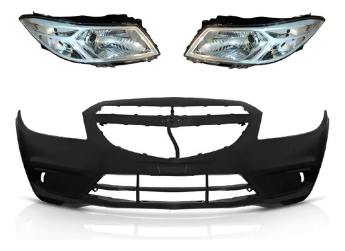 Kit Paragolpe Con Semiopticas Para Chevrolet Onix Joy