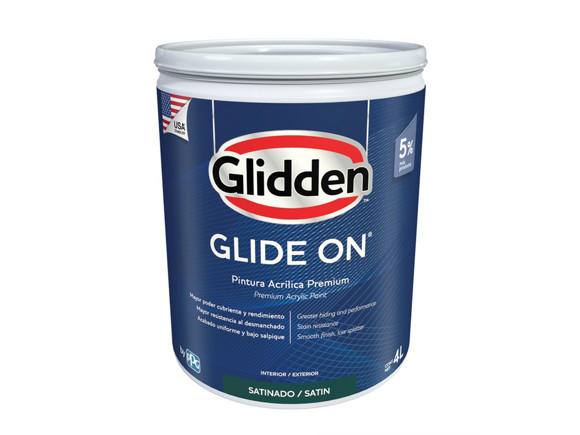 BASE 4L GLIDDEN LATEX GLIDE-ON SATIN ACCENT