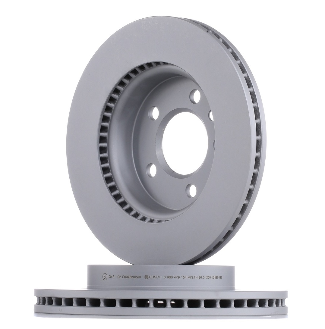 Disco de freno delantero ventilado