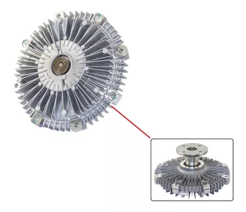 Polea de embrague viscoso para ventilador
