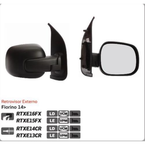 Espejo retrovisor exterior izquierdo con control manual