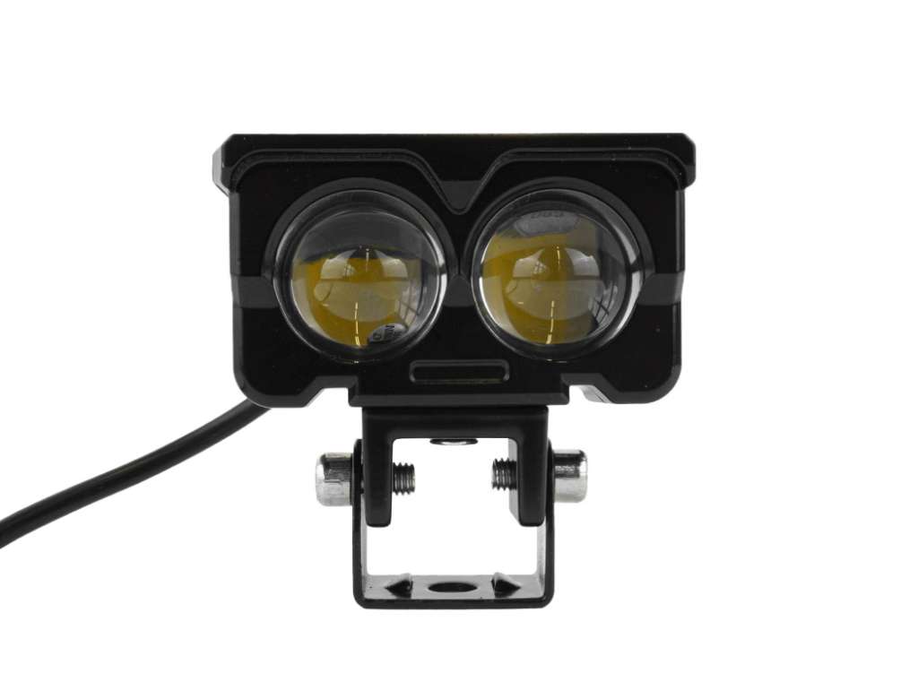 FARO CAMINERO UNIV. RECT. 2LED/LUPA/MOTO 120W