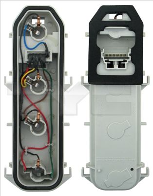CIRCUITO PORTA LAMPARA FARO TRASERO RENAULT CLIO II 5 PUERTAS [TYC]