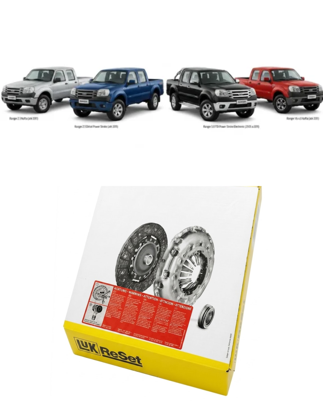 Prensa de Embrague LuK 240mm (Placa de Presión) – Ford Ranger (Hasta 2011)