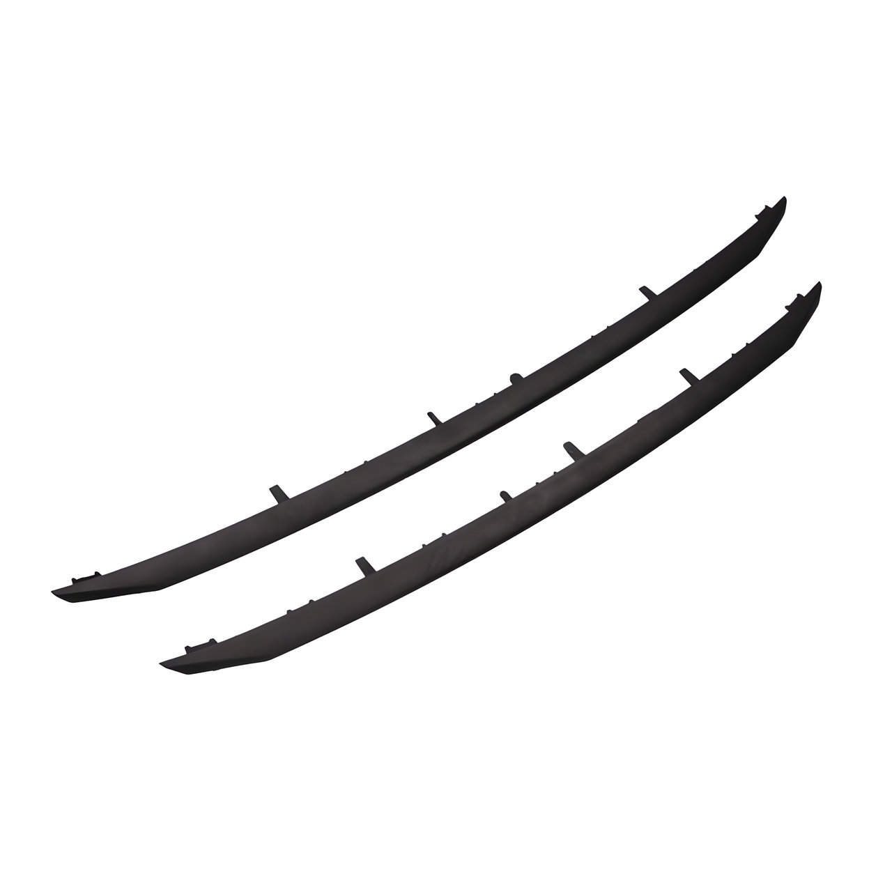 MOLDURAS DE CARETA NEGRAS (SUPERIOR+INFERIOR)