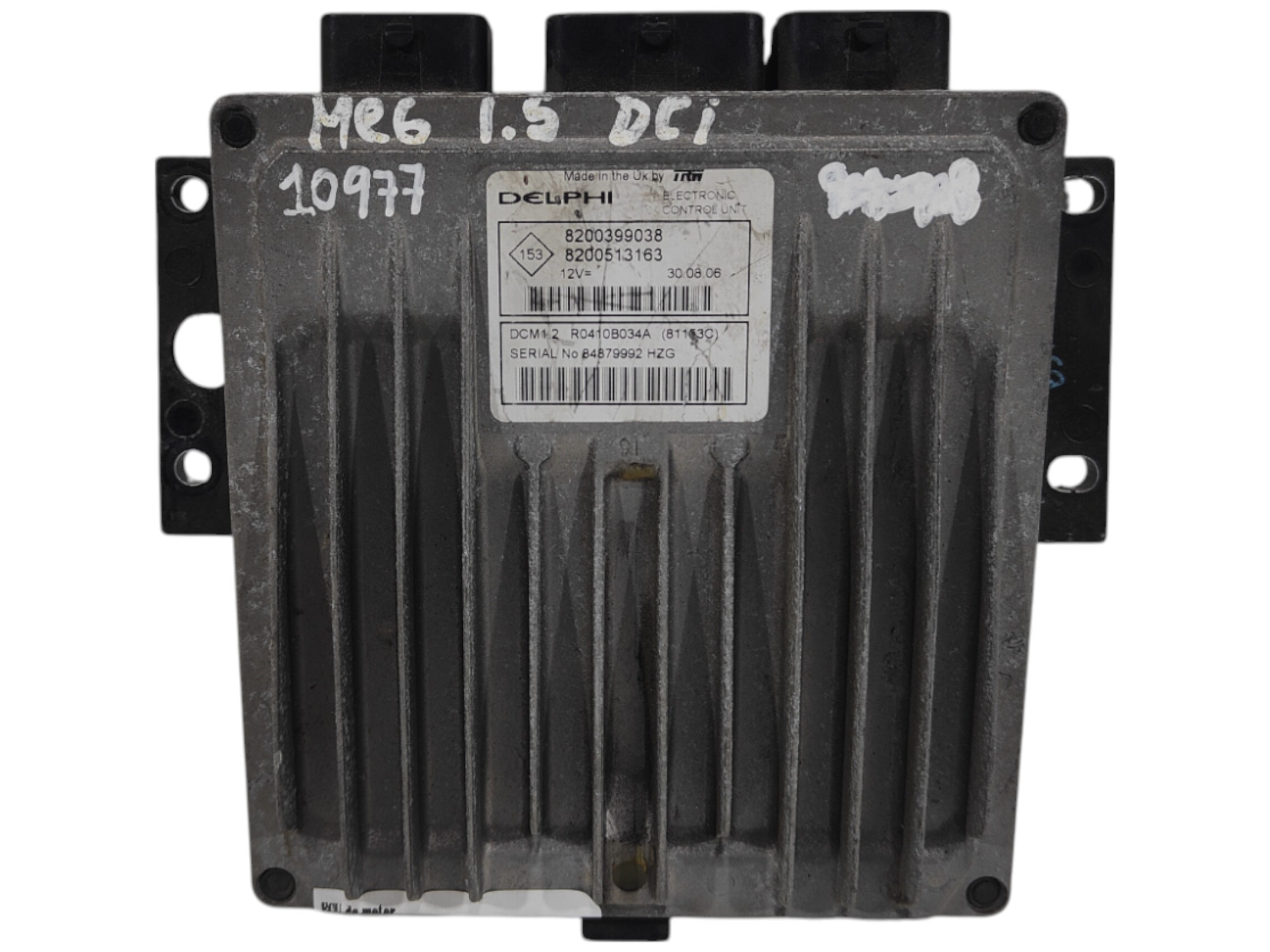 ECU de motor Renault MEGANE II 1.5 DCI 85HP , Ref: 10977-K3B11