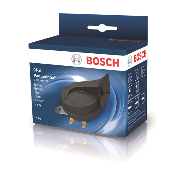 BOCINA DOBLE CARACOL BOSCH 12V TONO ALTO/BAJO 410/510HZ