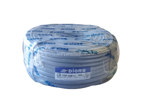 ROLLO 100MTS CABLE 2X6 SUPER PLASTICO FLEX
