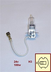LAMPARA 24V H3 100W (TRIFA)