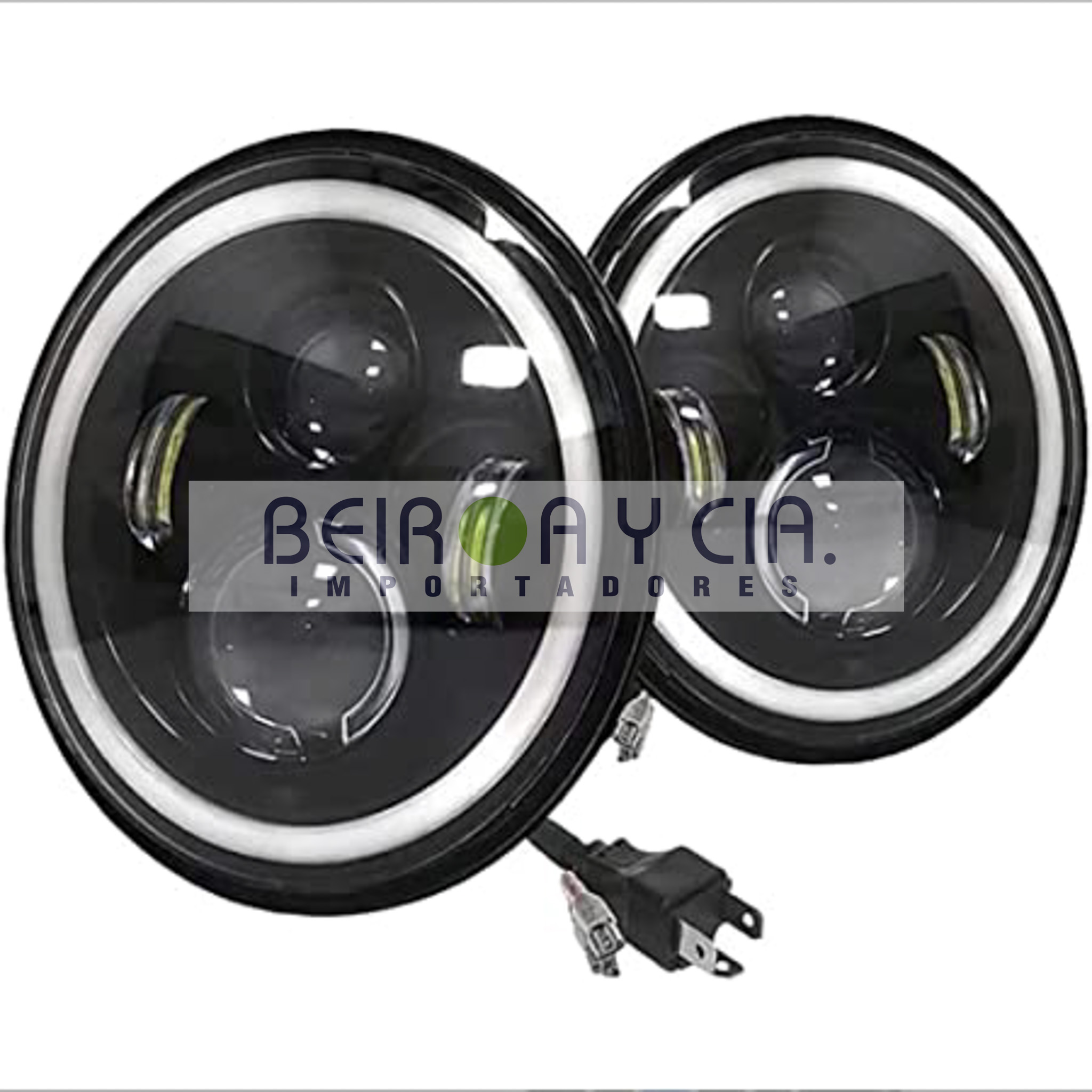 OPTICA XE LED RED 7″ ALT/BAJA C/LUZ POS/SEÑ 12/24V