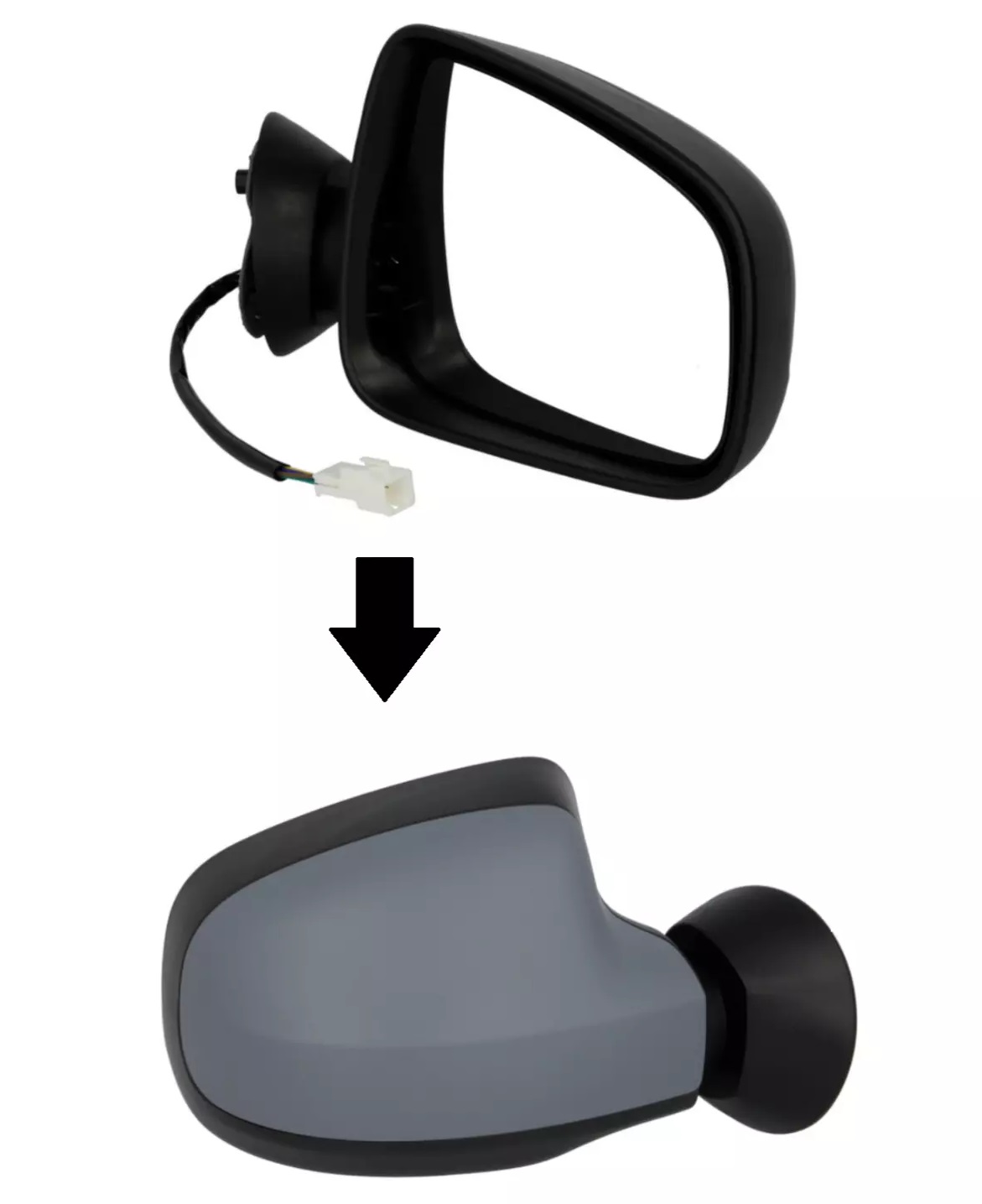 Espejo retrovisor exterior derecho eléctrico