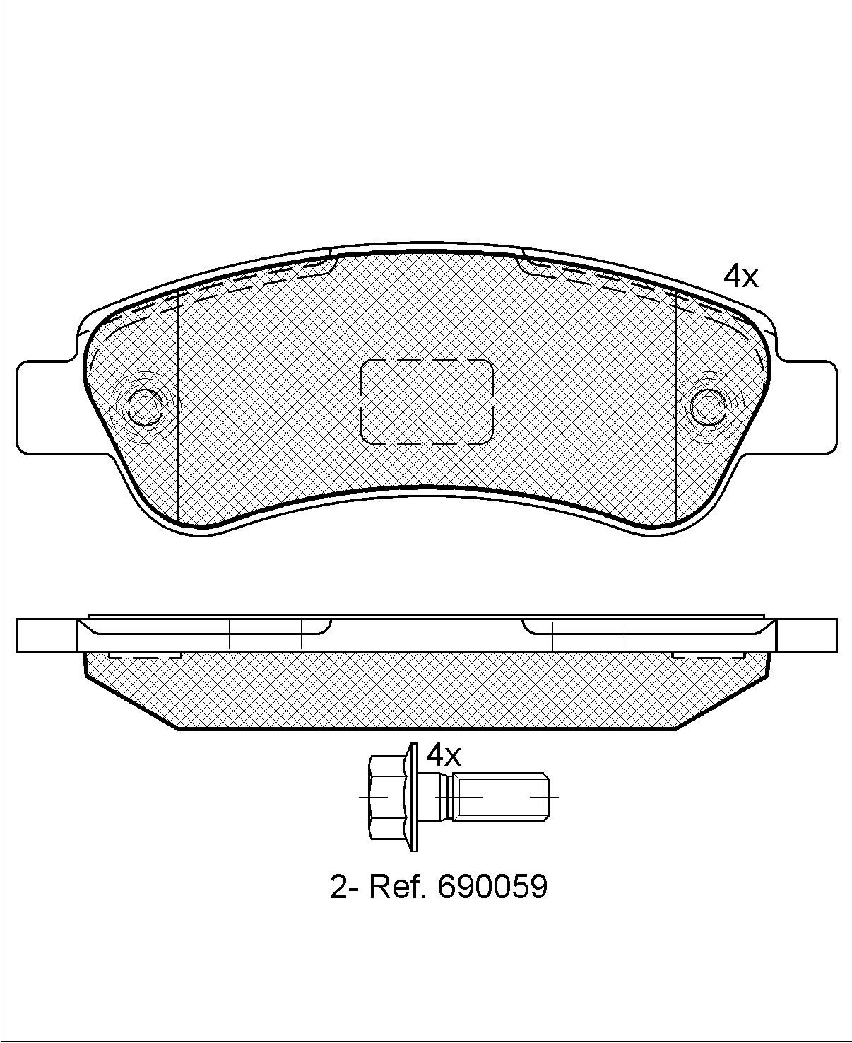 PASTILLAS FRENO TRASERAS PEUGEOT BOXER CITROEN 2015 2016 EUROPEAS [ICER]